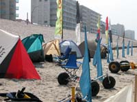 Terrain acrobatique tentesdes equipes